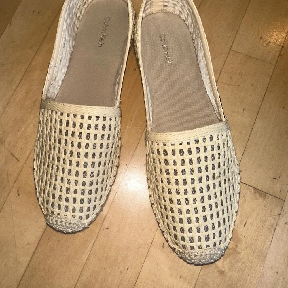Calvin Klein Presley woven espadrille, 10, PG1467